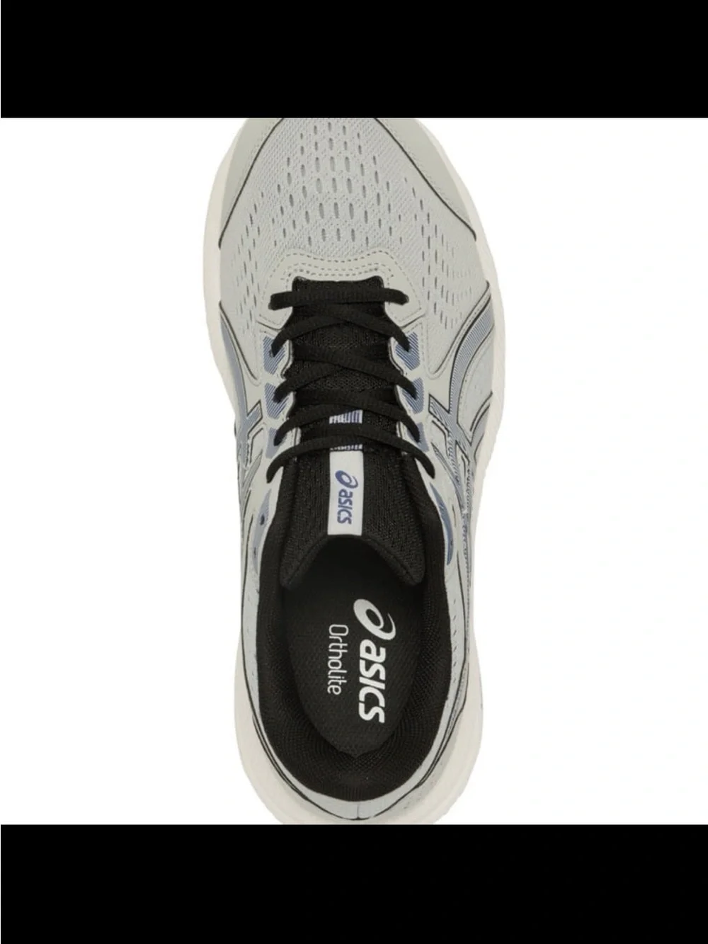 NWT asics men’s gel content 8 extra wide width running sneakers gray size 11.5 W